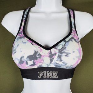 VS PINK Tie Dye Mesh Racerback Sports Bra XS
